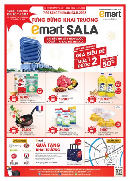 địa chỉ emart sala quận 2 ở đâu