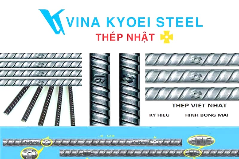 ký hiệu thép việt nhật